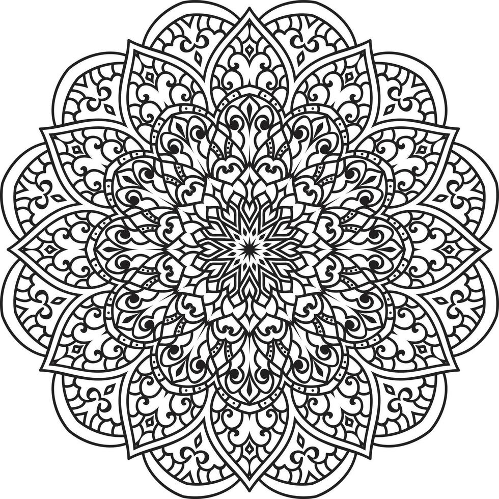 Mandala Style Vector Shapes