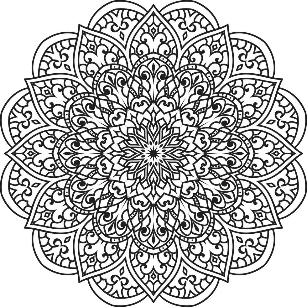 Mandala Style Vector Shapes