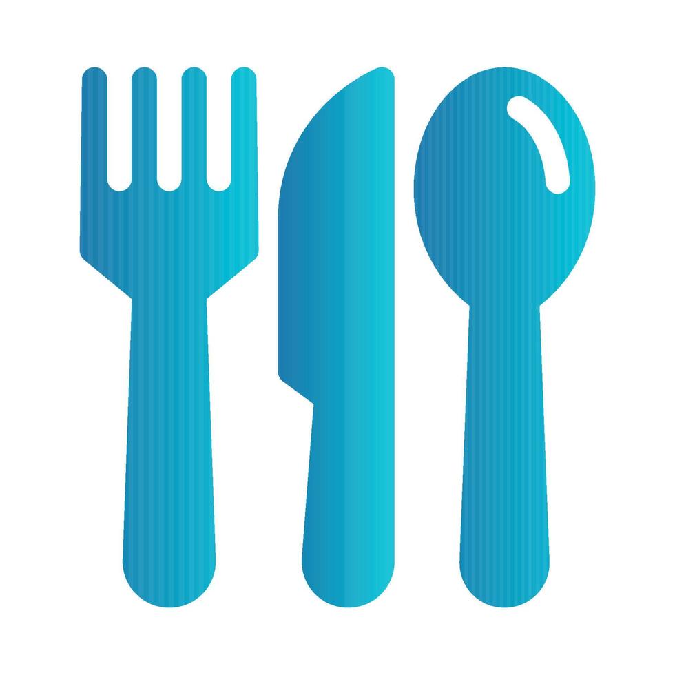 Flat illustration on a theme cutlery vector