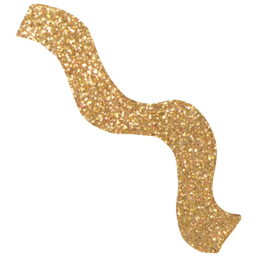 Glitter abstract modern geometric shape for design. Transparent PNG clipart