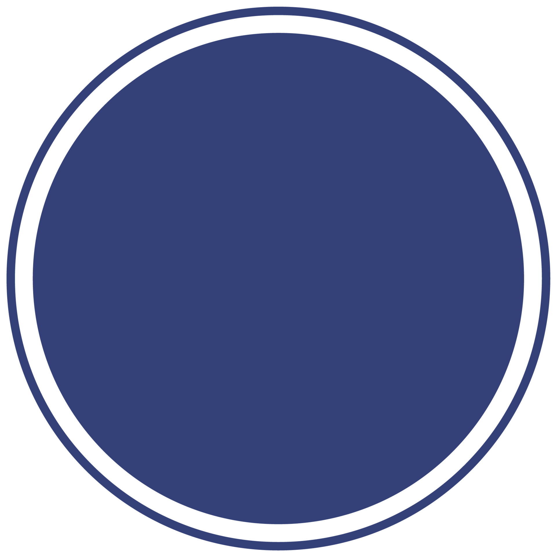 Round blue