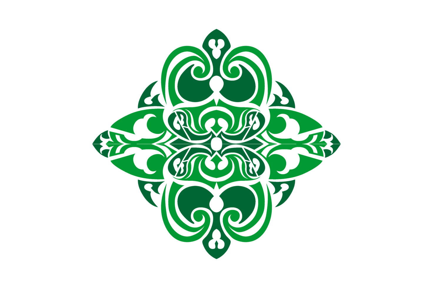 groen ornament grens ontwerp png