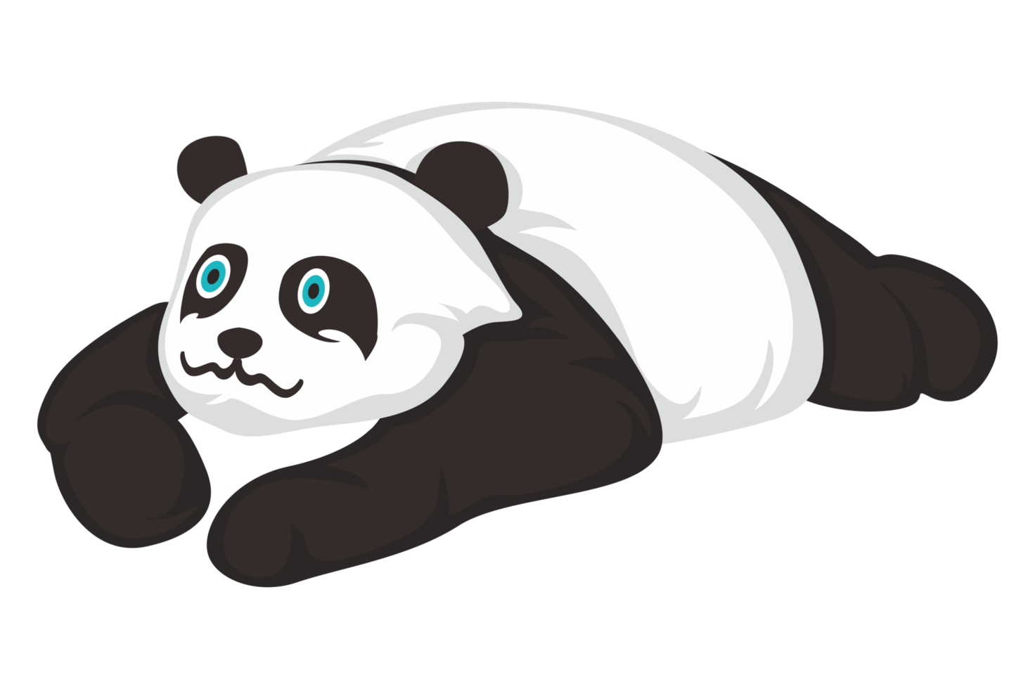 djur- - söt panda png