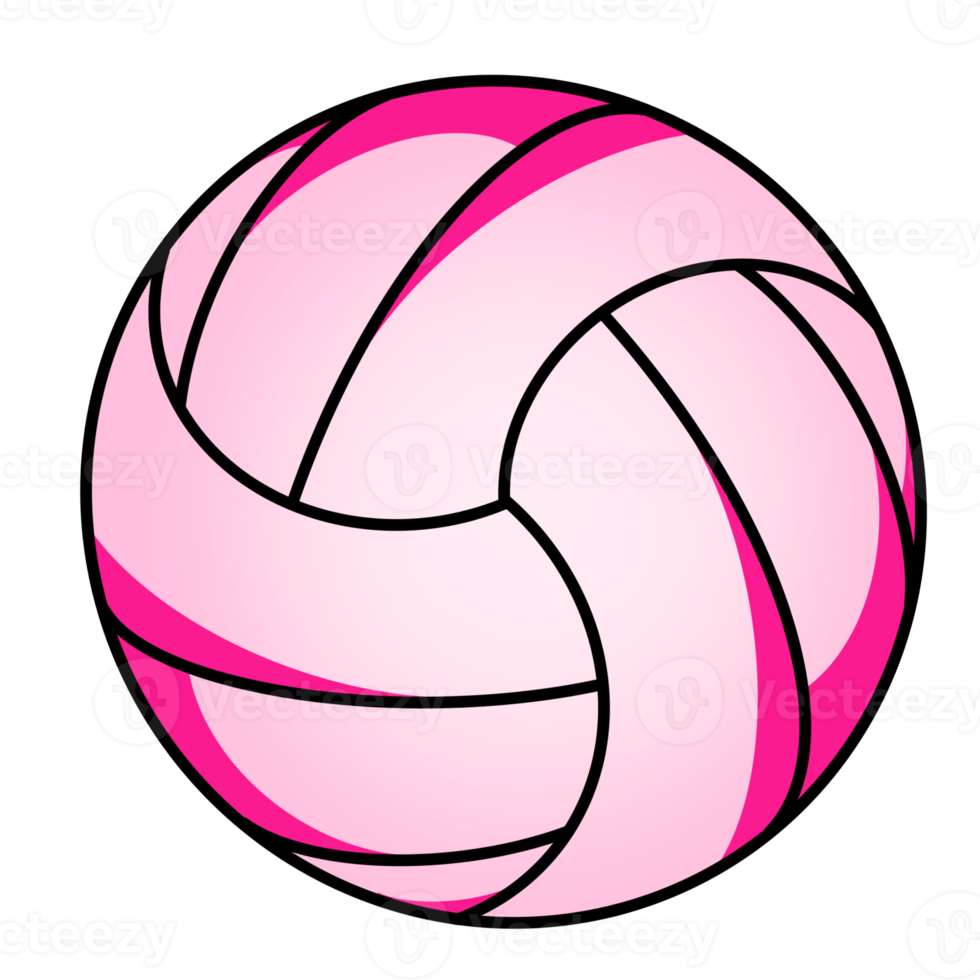 el voleibol rosa png