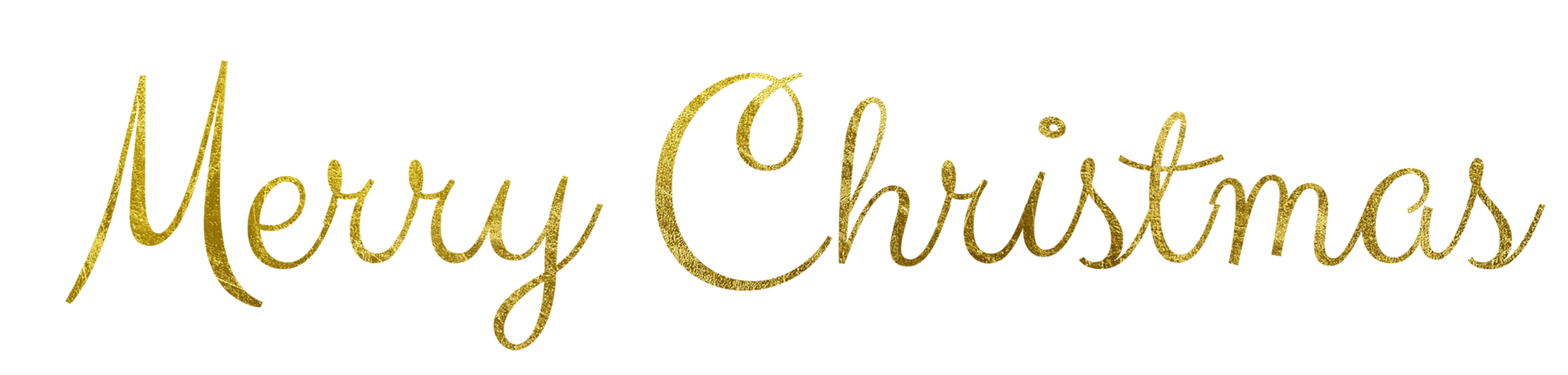 Golden Text Merry Christmas cut out 13078956 PNG