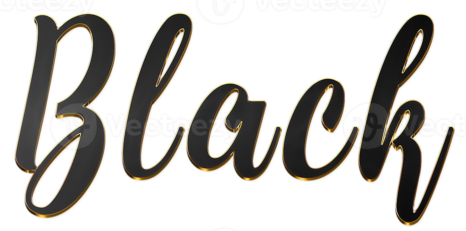 Darck Text Black cut out png