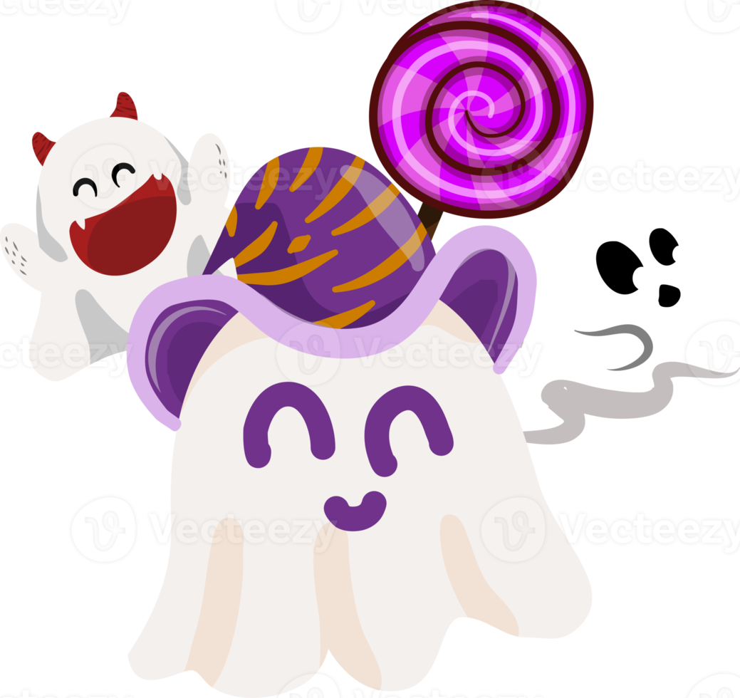 elementos de feliz halloween png