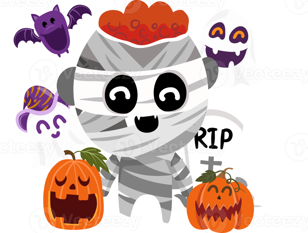 Lycklig halloween element png