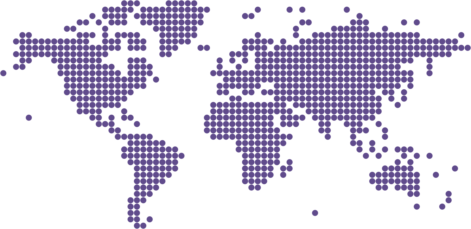 Violet circle shape world map. png