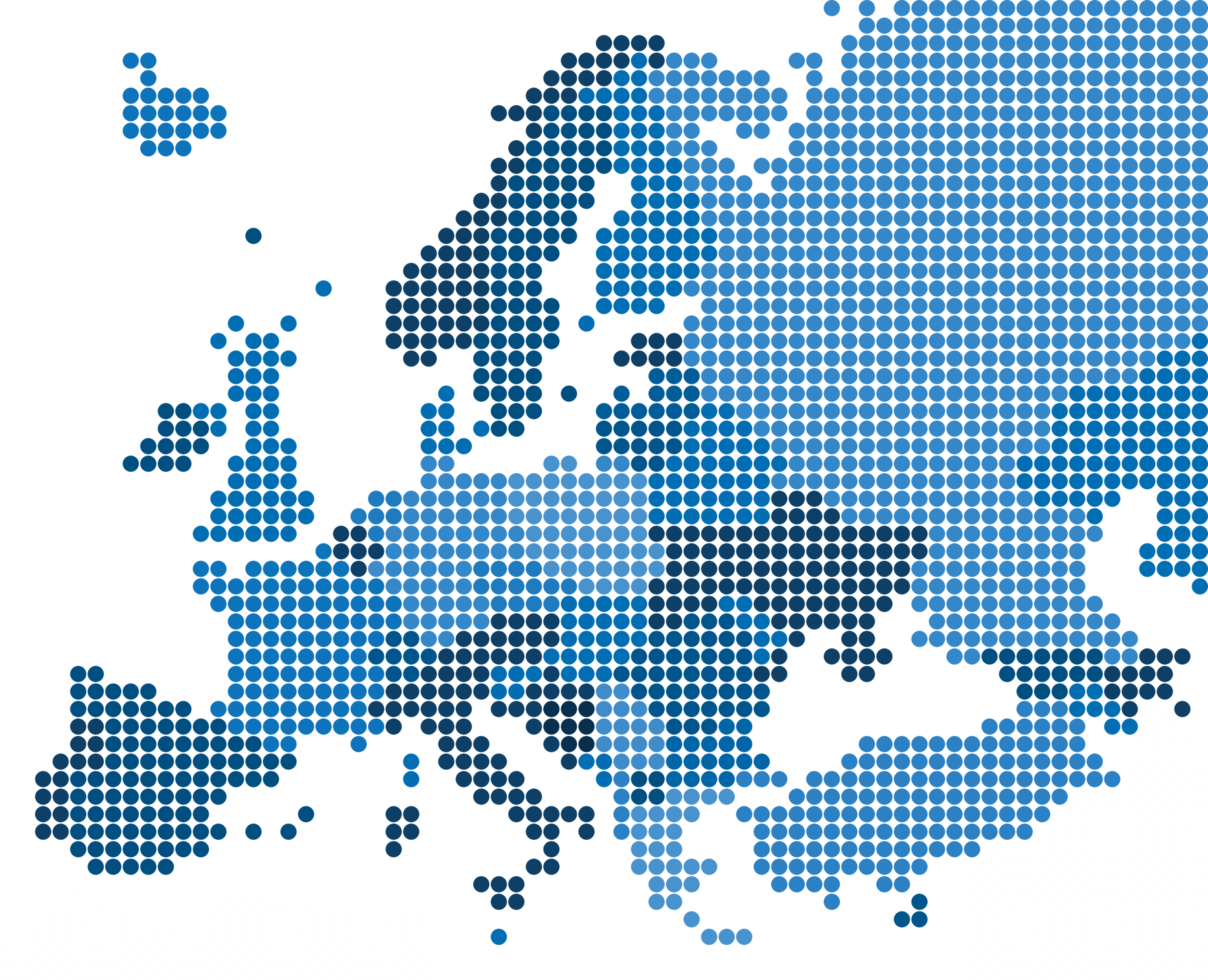 forma de círculo de geometría del mapa de europa png