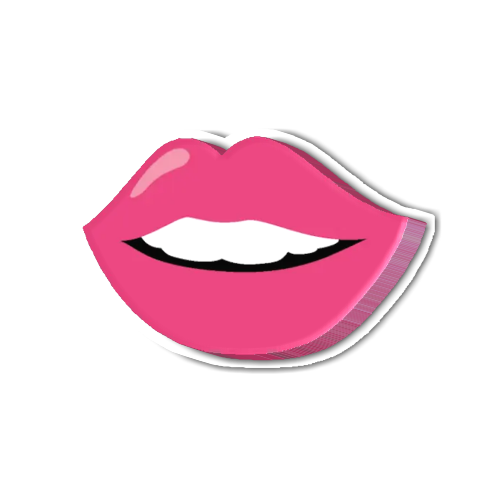 Cute lips emoji png