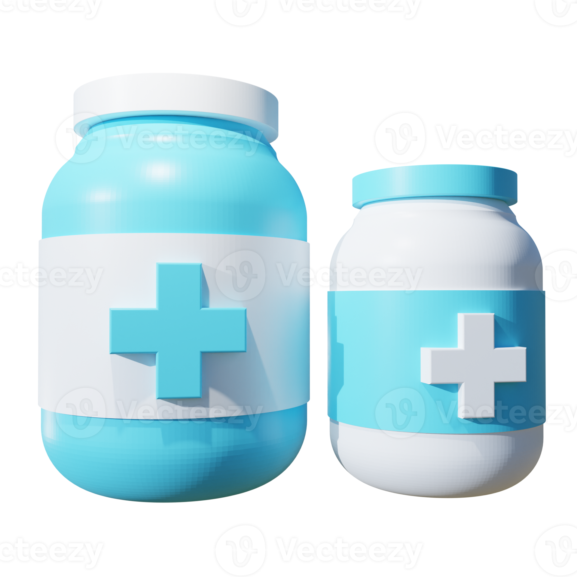3D Render Medicine Bottle 13079334 PNG