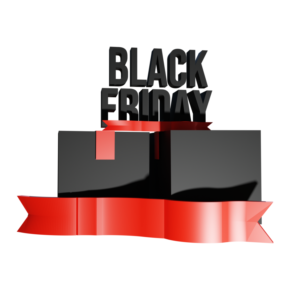 Black Friday Box png