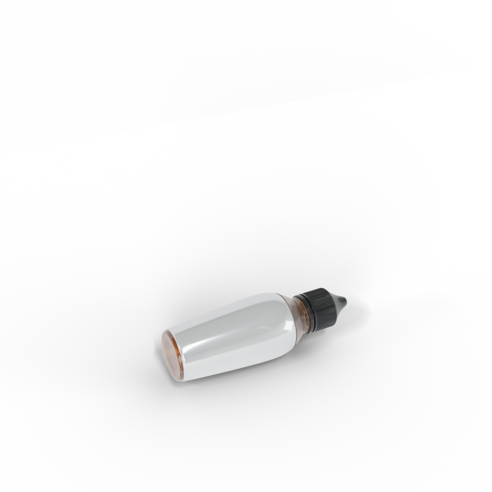 liquid bottle 3d render for branding product design ,mockup, promotion png