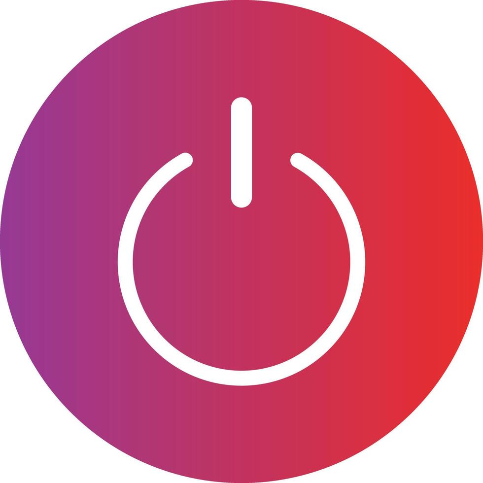 Power Button Icon Style 13079645 Vector Art at Vecteezy