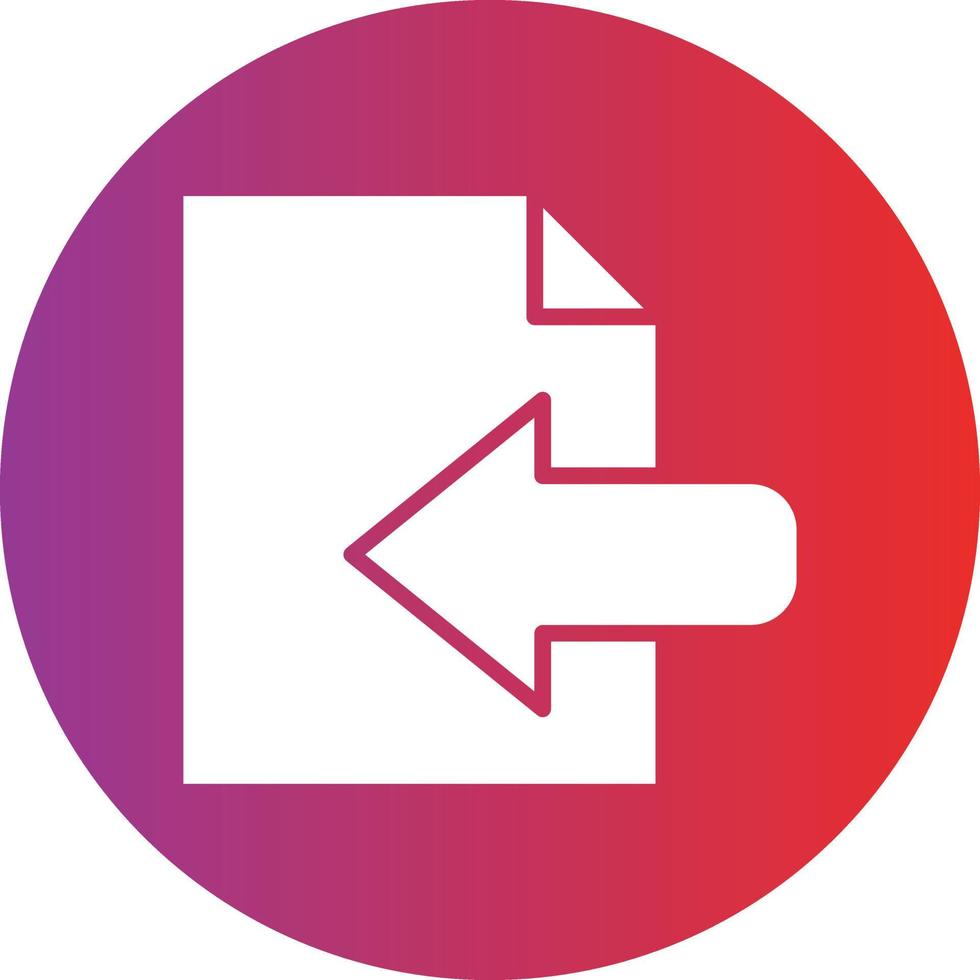 Import Icon Style vector