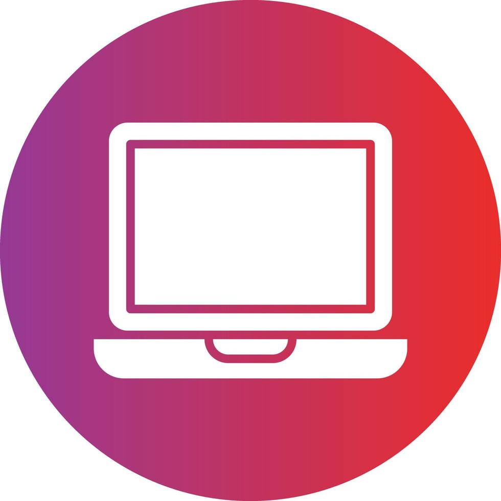 Laptop Icon Style vector