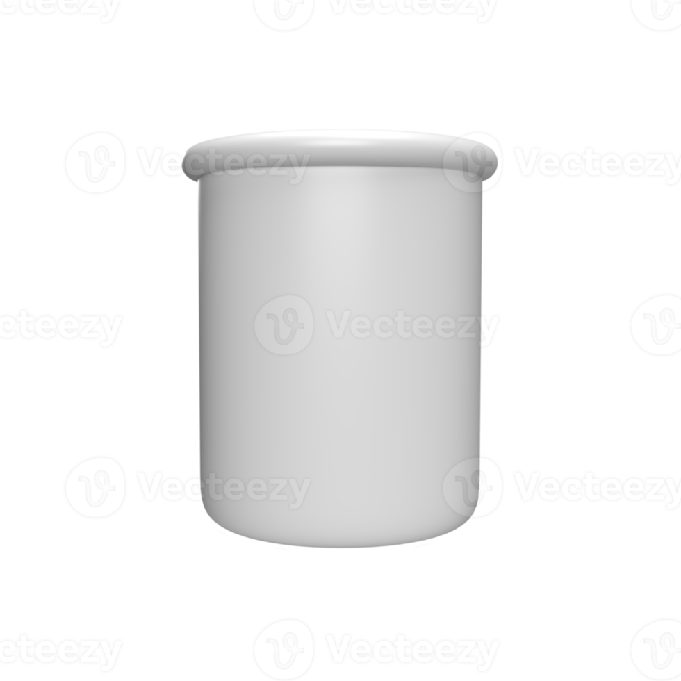 glass laboratory empty. 3d render png