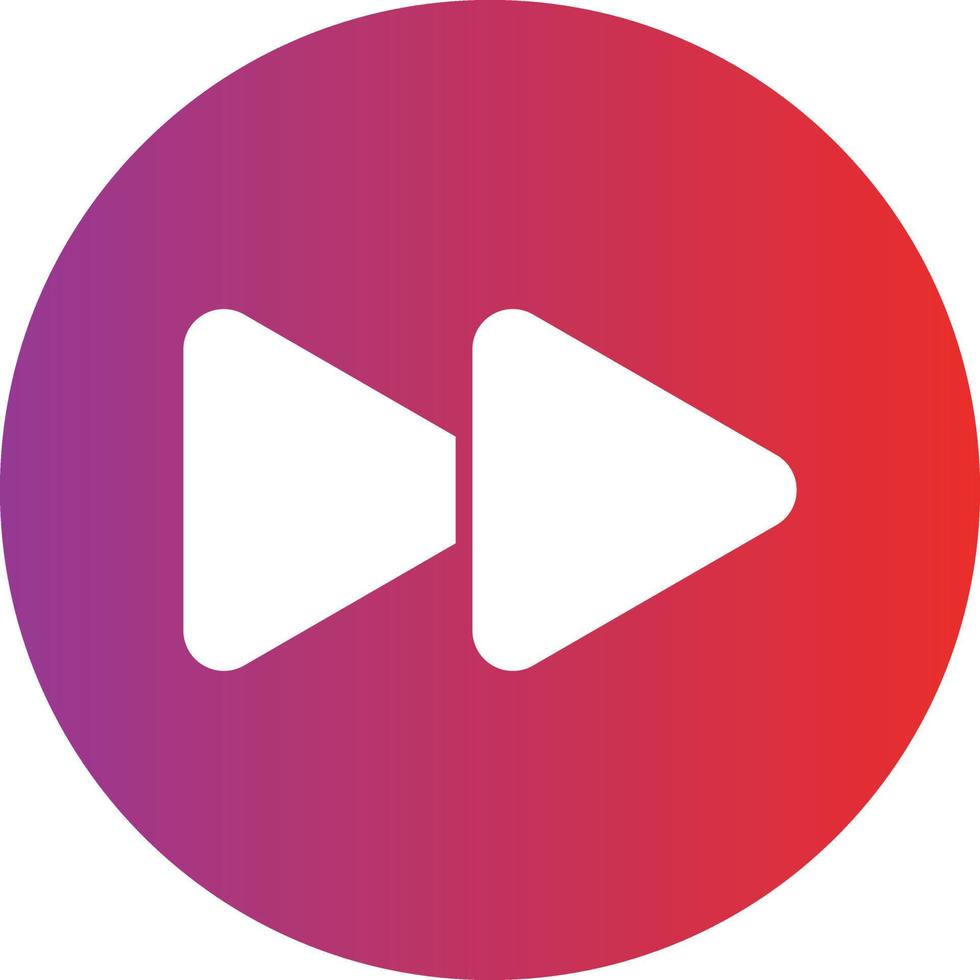 Fast Forward Icon Style vector
