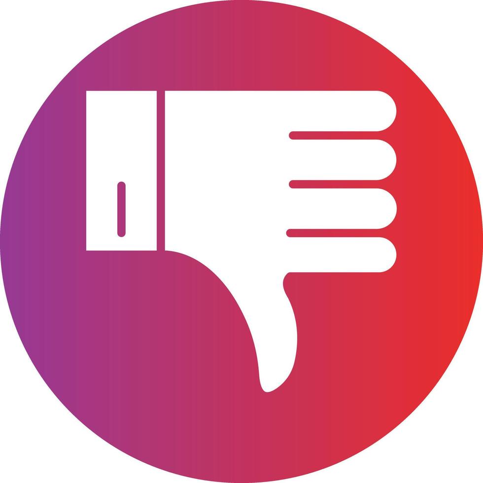 Dislike Icon Style vector