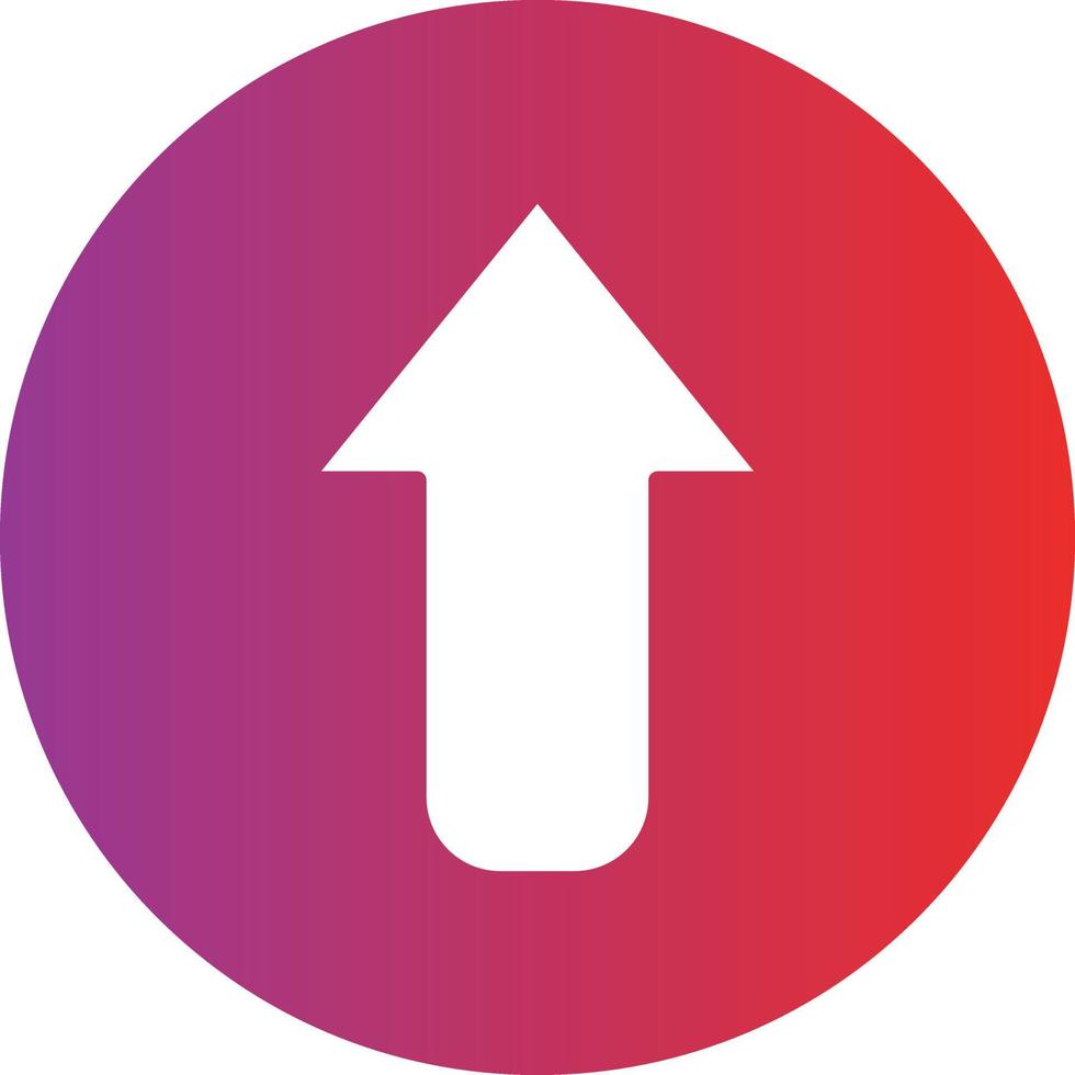 Up Arrow Icon Style vector