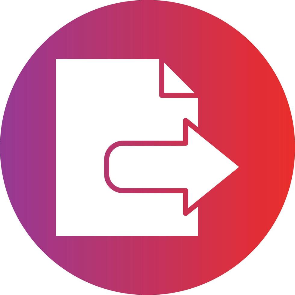 Export Icon Style vector