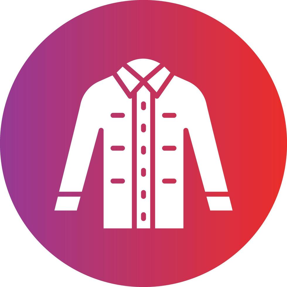 Dress Shirt Icon Style vector
