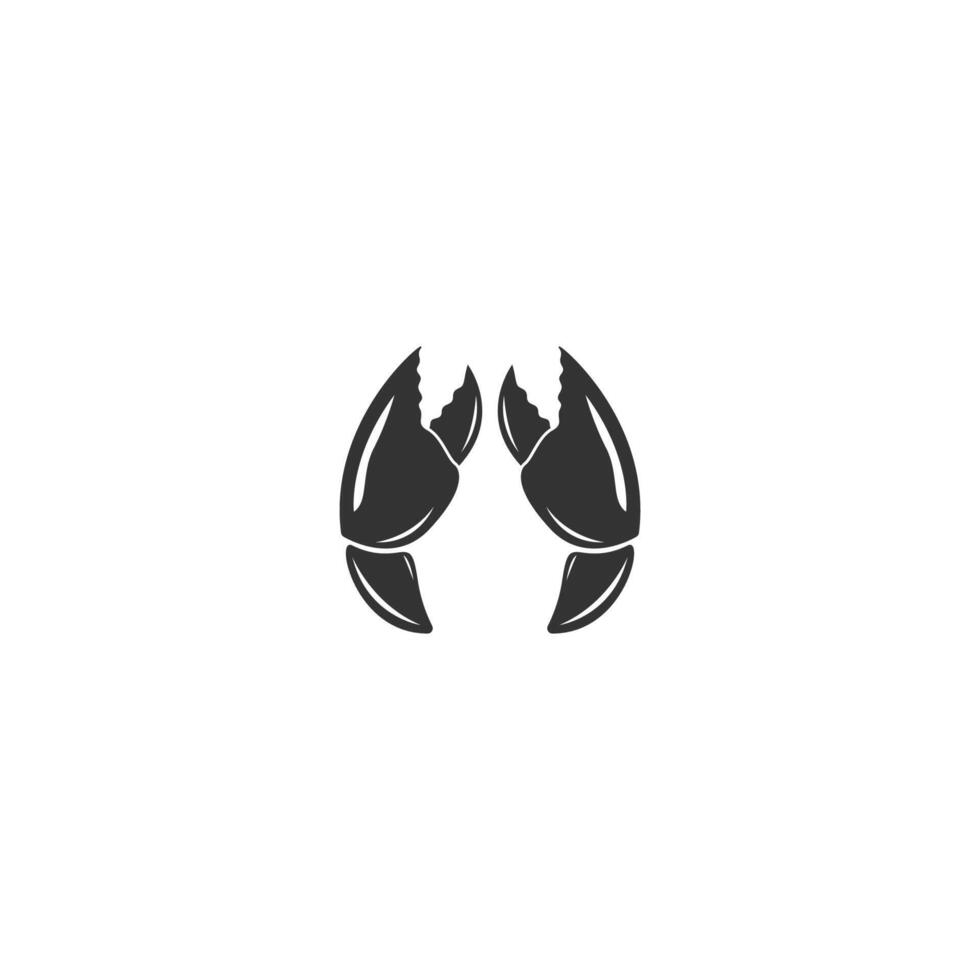 Crab logo icon design illustration vector