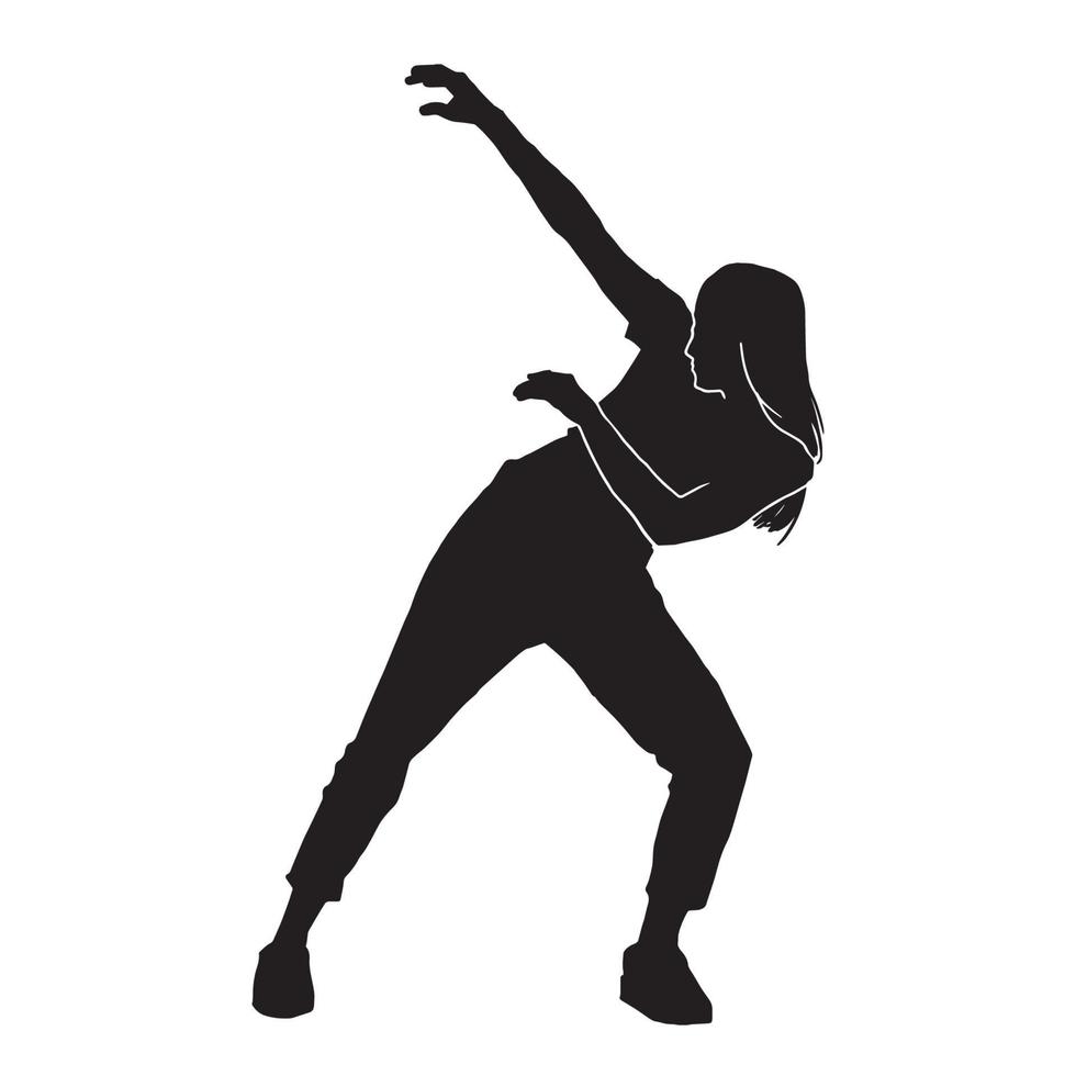 hip hop dancers silhouette