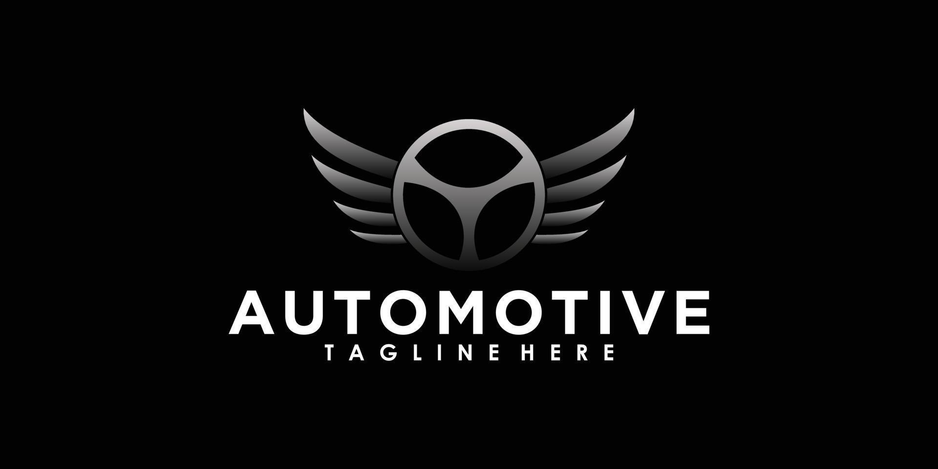 vector de diseño de logotipo de automoción y servicio de coche con concepto creativo