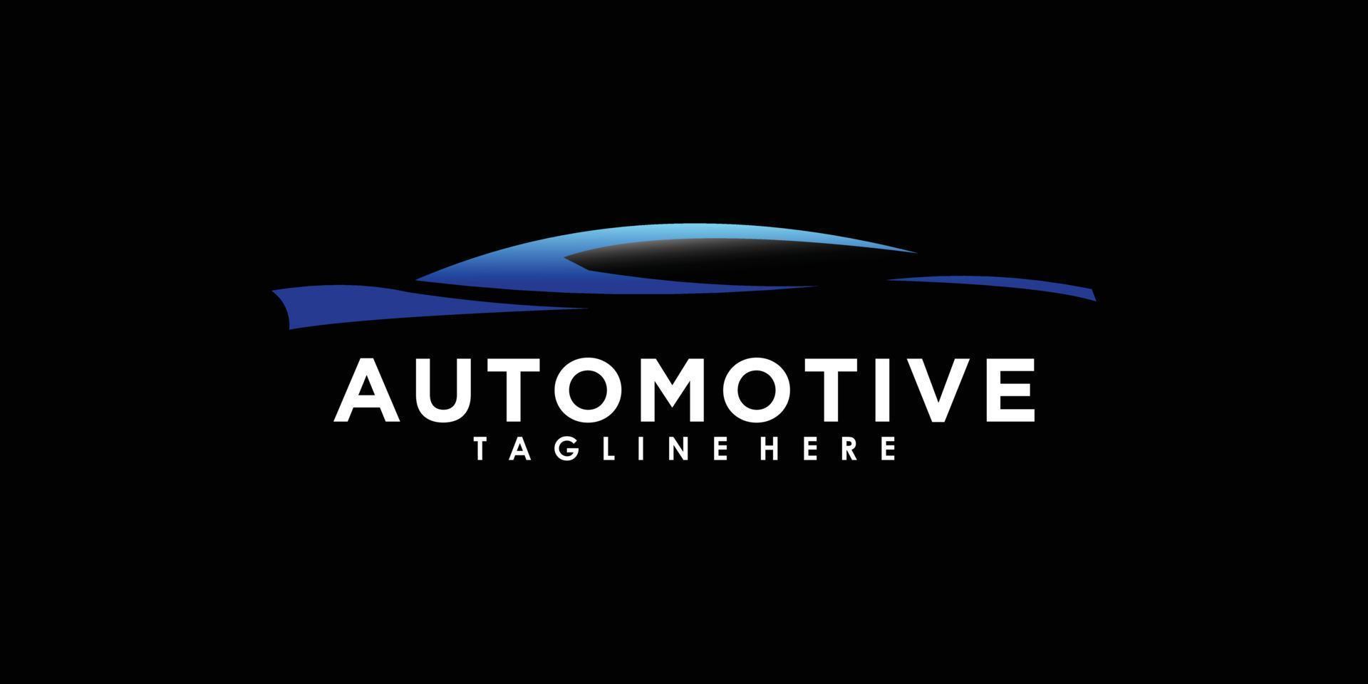 automotive and service car logo design vector with creative concept