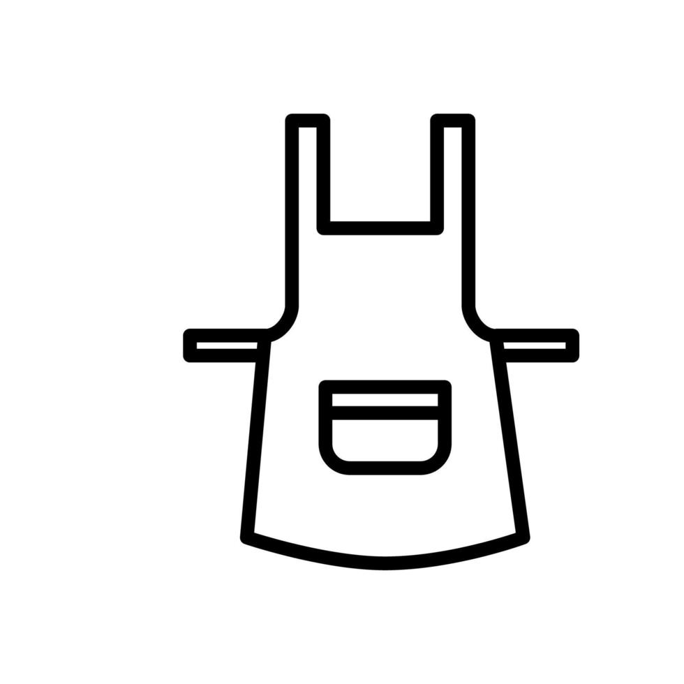 apron icon design vector template