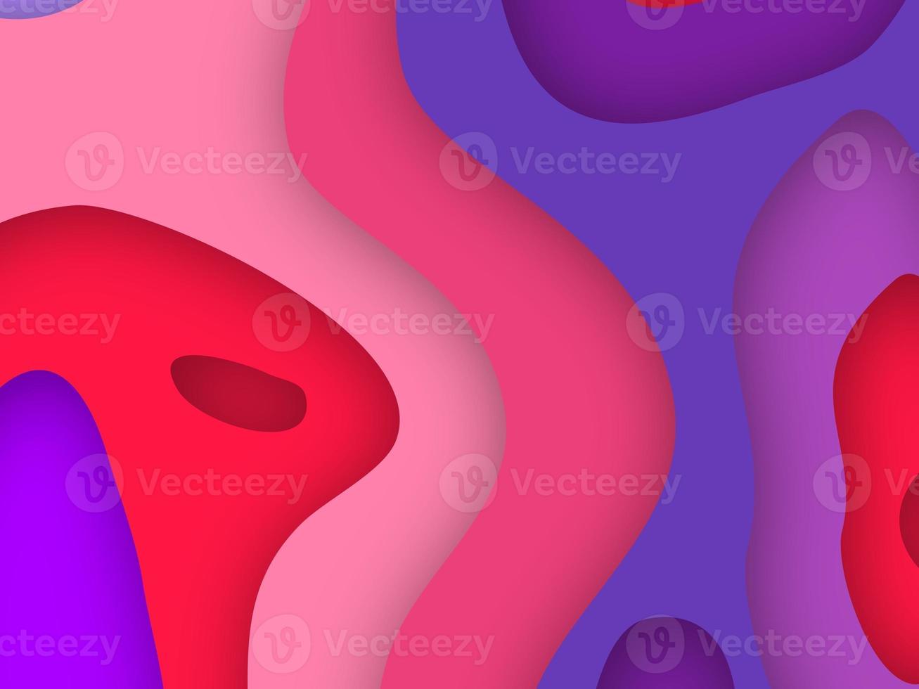 Colorful Papercut Background photo