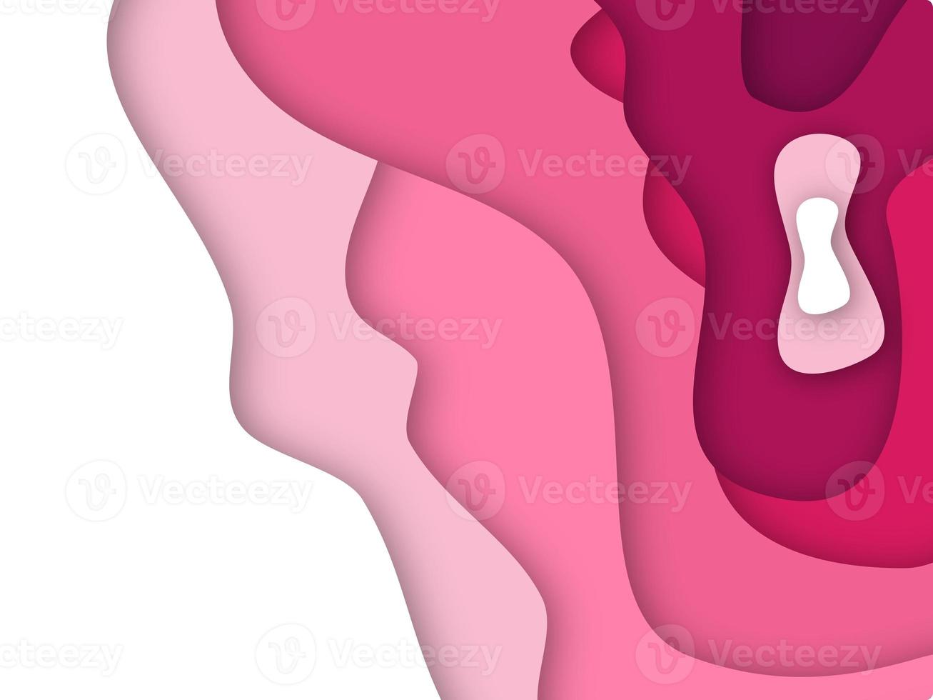 Pink Papercut Background photo
