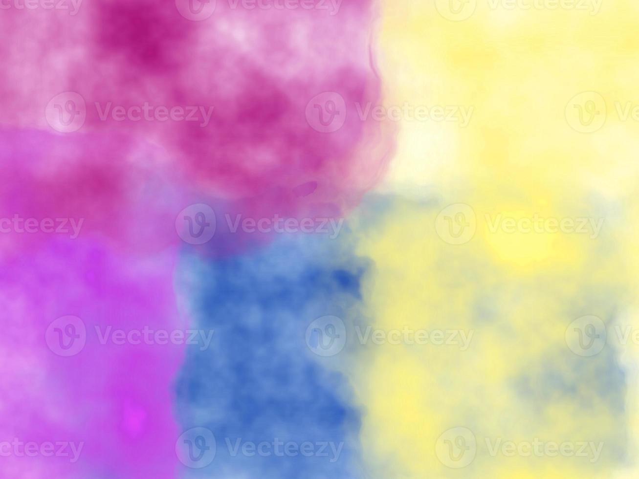 Colorful Watercolor Abstract Shapes Background photo