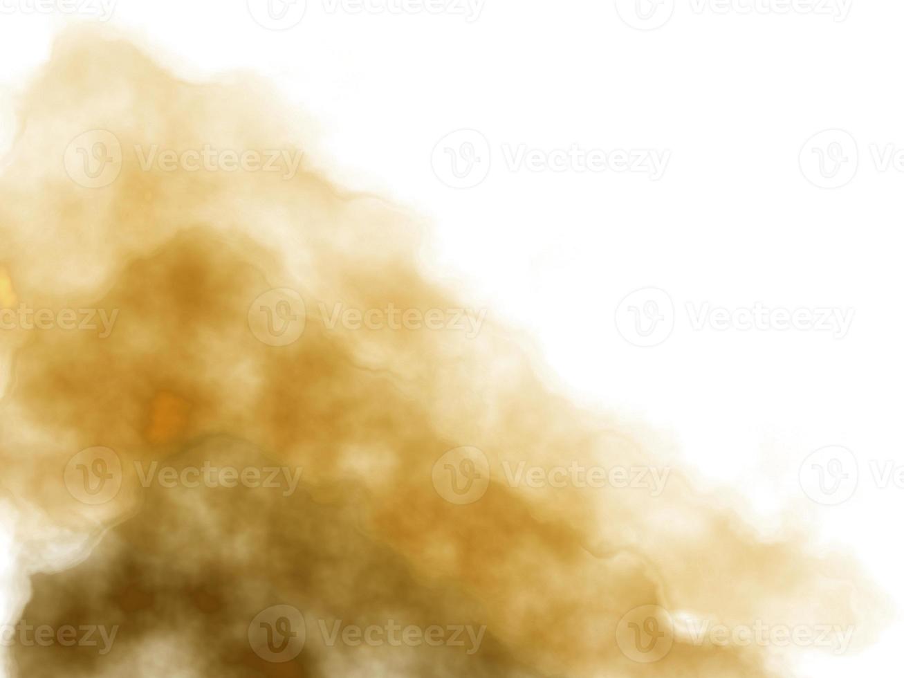 Brown Golden Abstract Watercolor Background photo