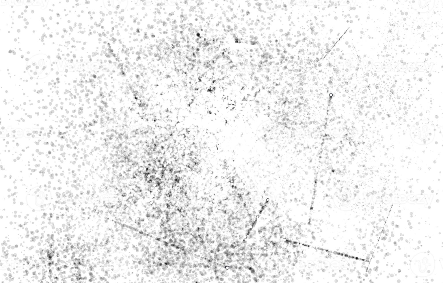 Monochrome particles abstract texture.Overlay illustration over any design to create grungy vintage effect and depth. photo