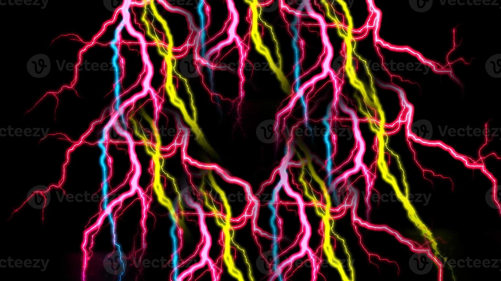 Digital Illustration Lighting Strike Electric Charge photo