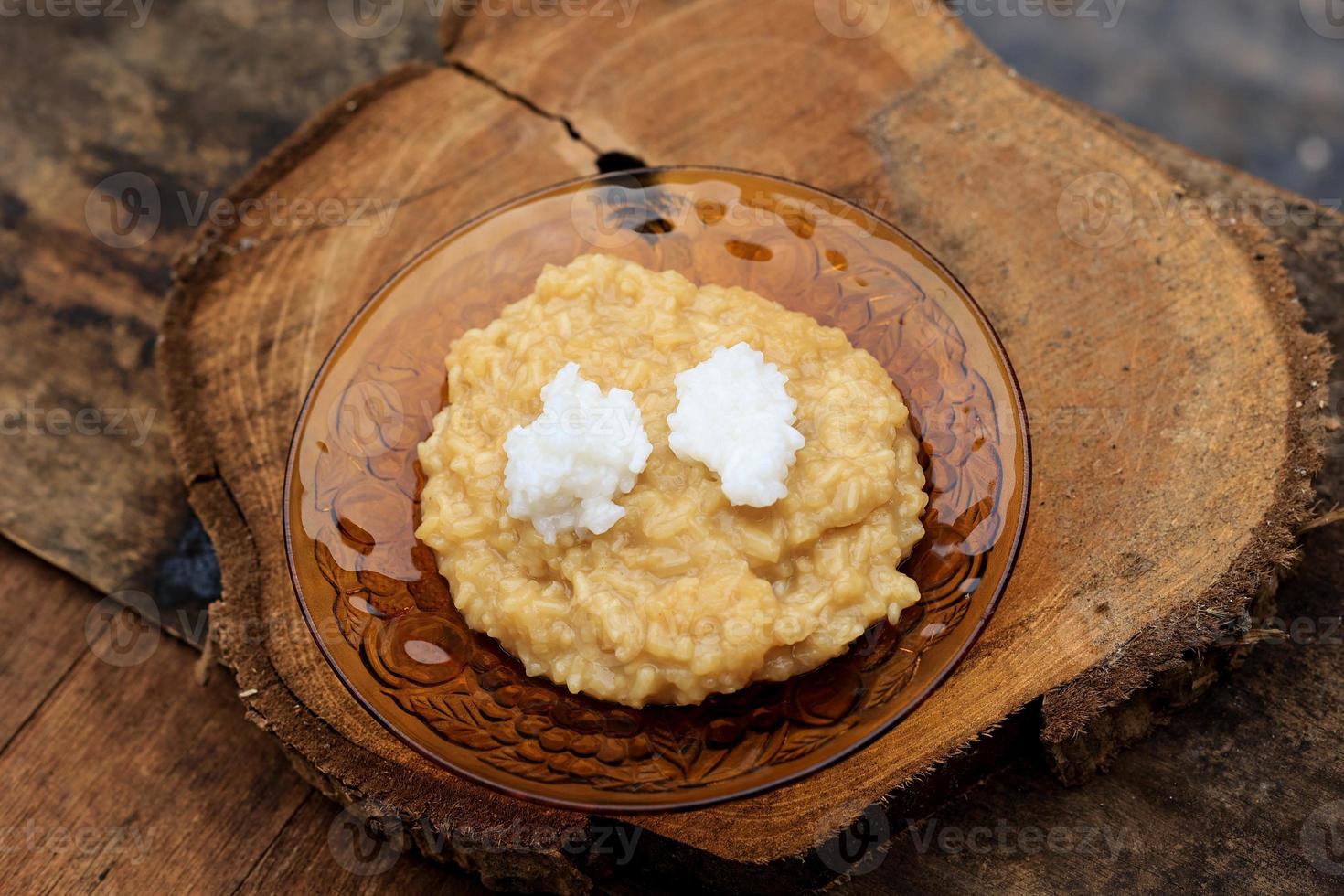 Red and White Porridge, Bubur Merah Putih or Jenang Sengkolo or Jenang Abang photo