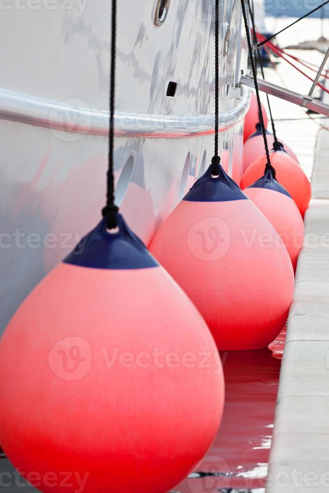 Sailboat Side Fenders CloseUp photo