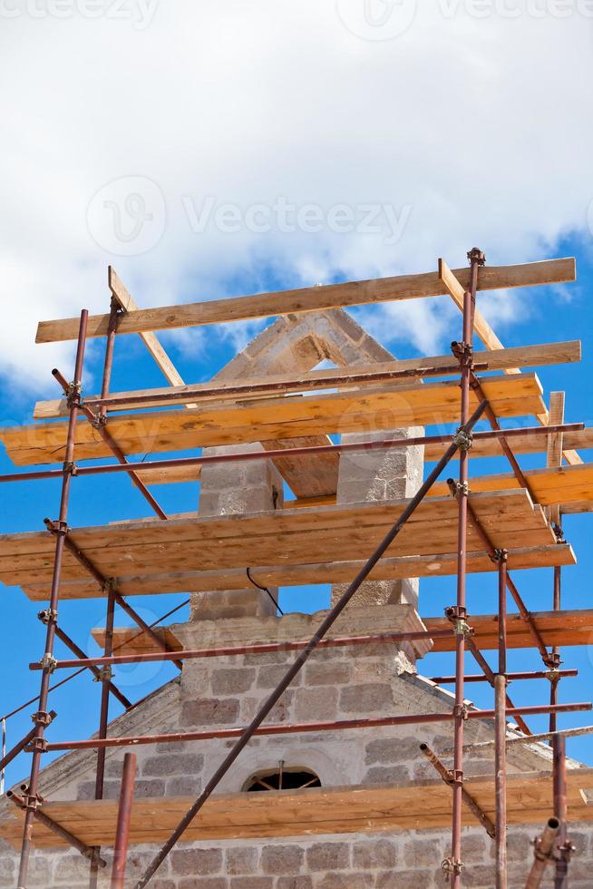 Church Restoration Scaffolding photo