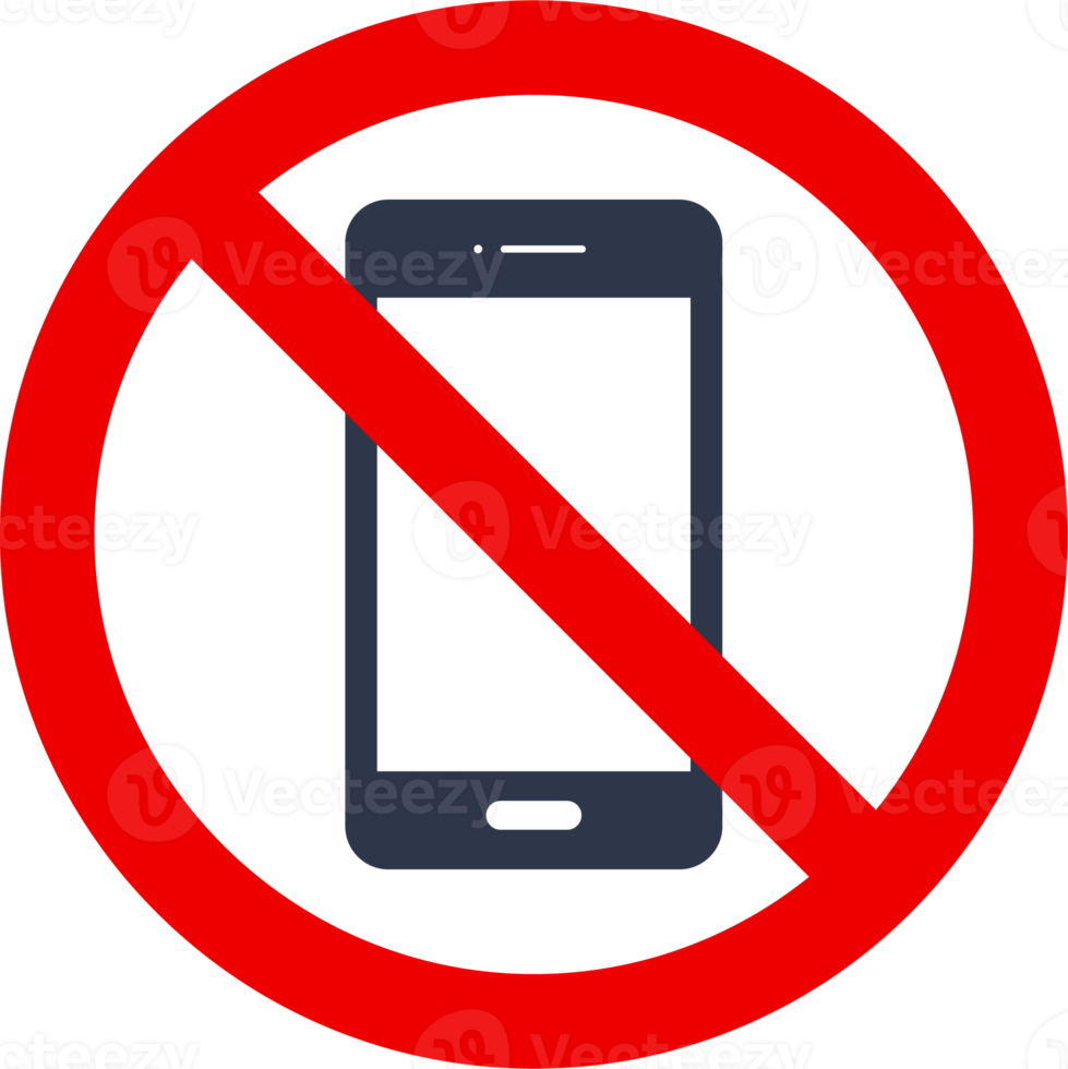 Off sound on phone. Silent mode on the smartphone. Forbidden use cell phone. png