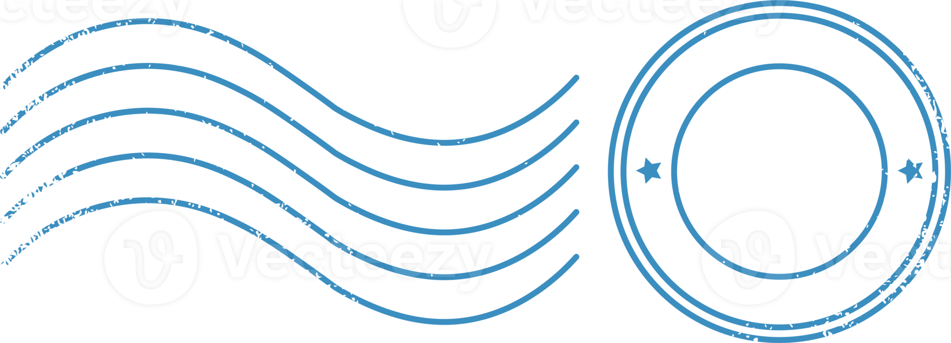 Postmark or stamps signs in old vintage style. 13083631 PNG