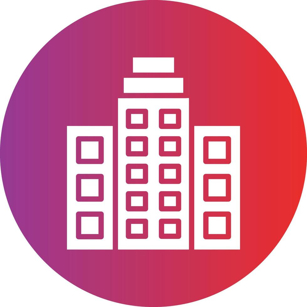 Office Building Icon Style vector