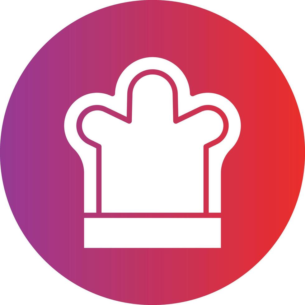 Chef Hat Icon Style vector