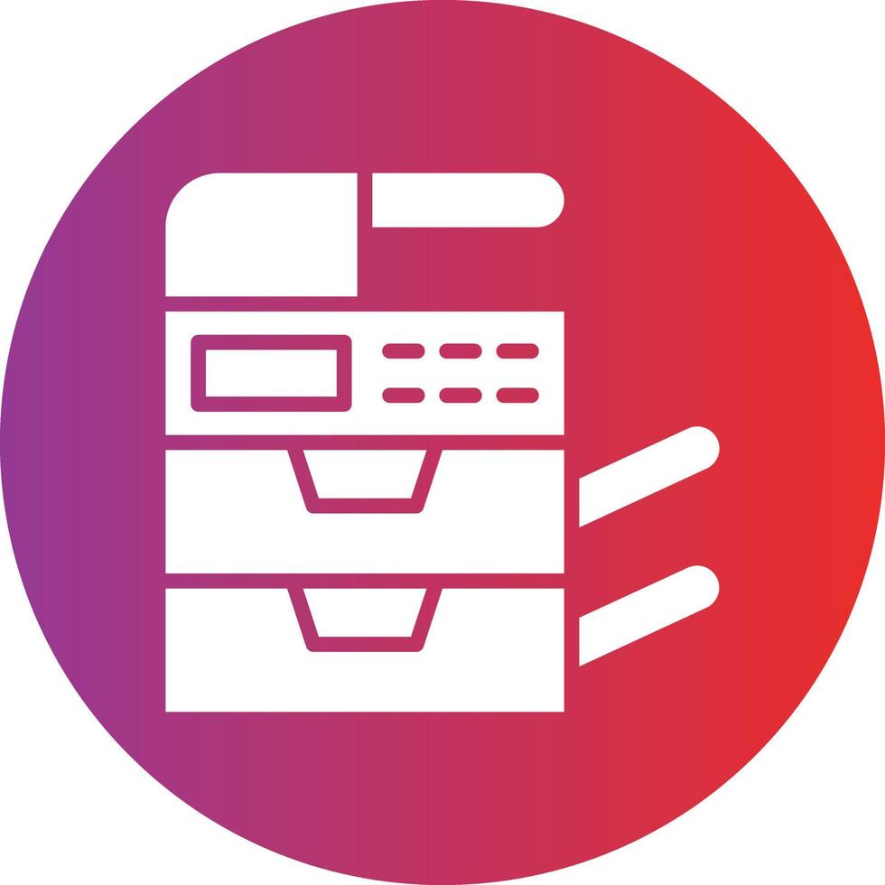 Photocopier Icon Style vector