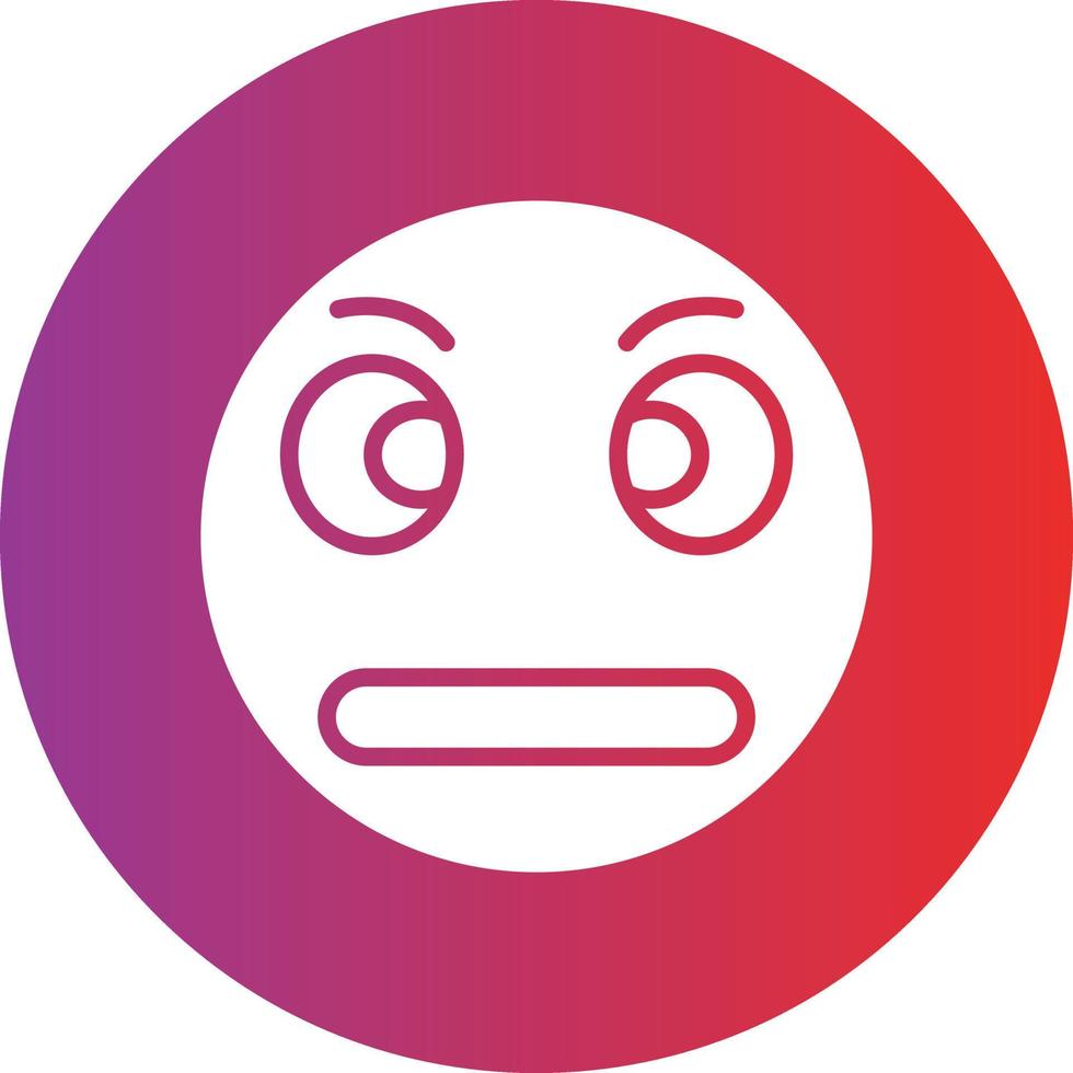 Rolling Eyes Icon Style vector