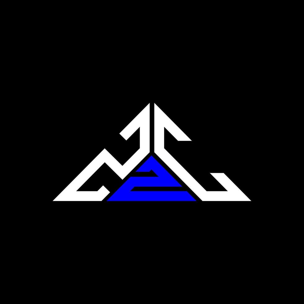 ZZC letter logo creative design with vector graphic, ZZC simple and modern logo in triangle shape.