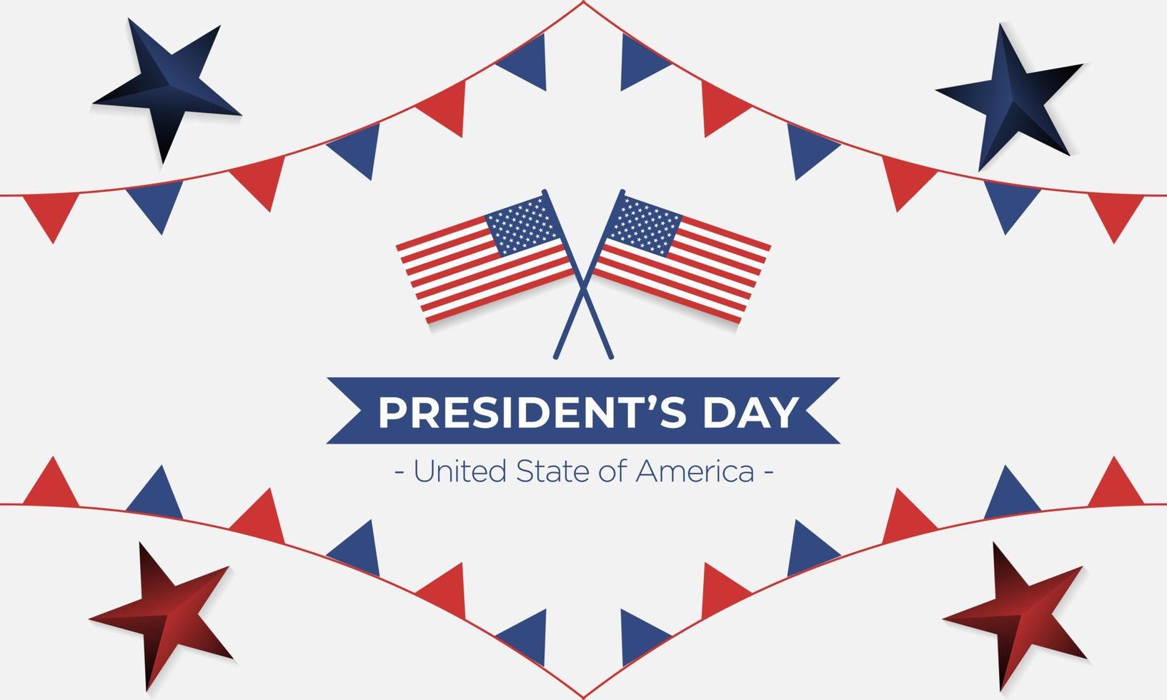 happy united states president's day background compatible with the same theme vector