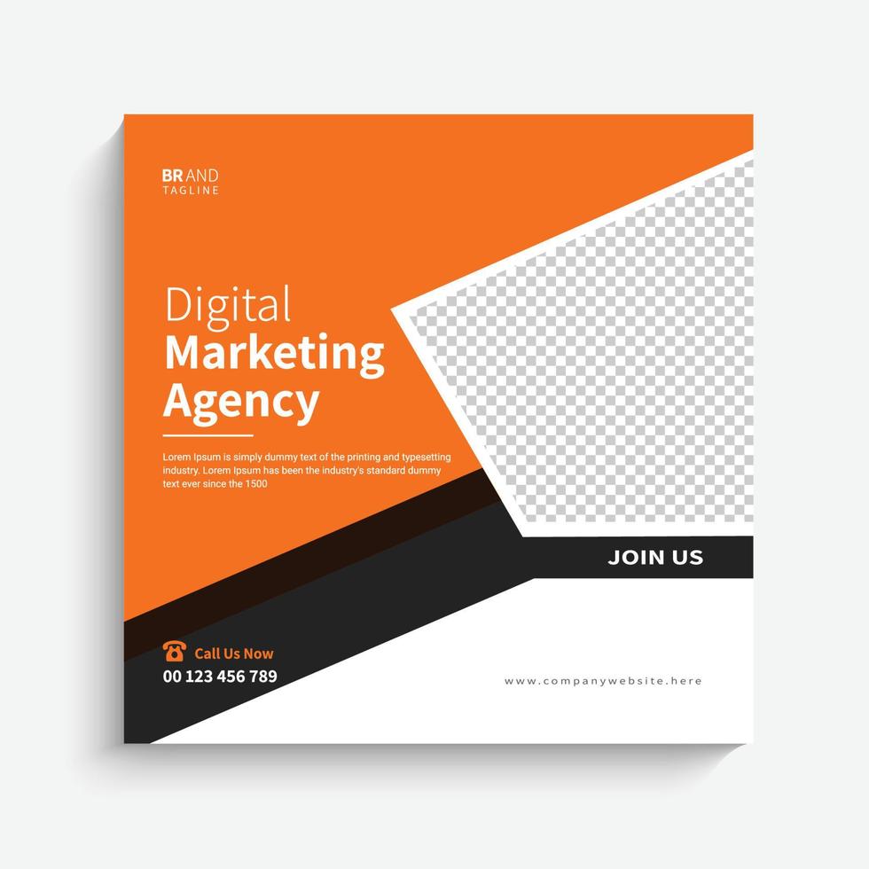 Business Marketing Social Media Post Design Template Banner vector
